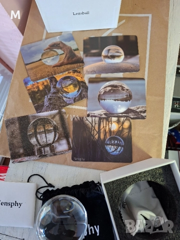 Стъклена сфера за фотографи, снимка 4 - Обективи и филтри - 52171476