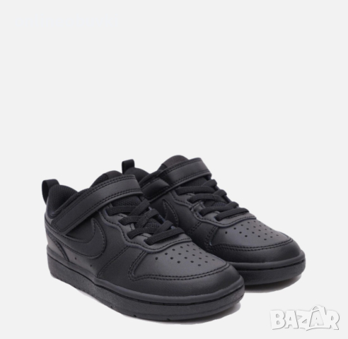 Намаление!!! Детски маратонки NIKE COURT BOROUGH low 2 Black BQ5451-001, снимка 3 - Детски маратонки - 29883086