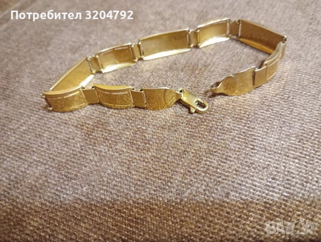 Златна гривна 14к, снимка 5 - Гривни - 51457867