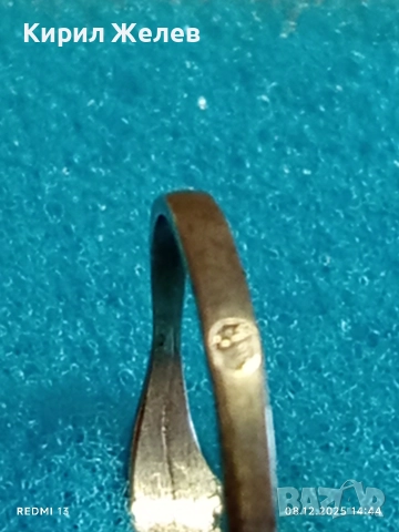 Стар ретро АРТ СТИЛ сребърен пръстен майсторска изработка 26427, снимка 7 - Пръстени - 52690724