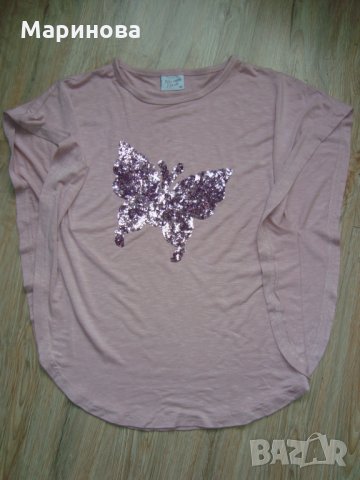 Бляскави пеперудени блузки Breeze и Кецки на цени и аксесоари , снимка 10 - Детски Блузи и туники - 32299618