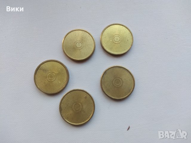 Жетон  Eurocoin Brass Coin Tokens – 22mm x 2.5mm, снимка 2 - Нумизматика и бонистика - 32624039
