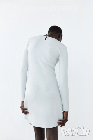 Zara плетена рокля, размер М, снимка 4 - Рокли - 51434712