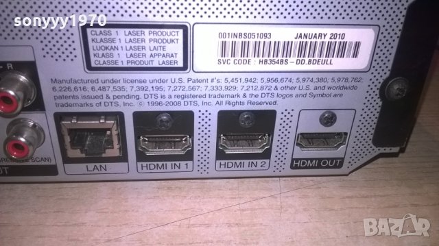LG BLU-RAY YOUTUBE RECEIVER-LAN/USB/HDMI-ВНОС ХОЛАНДИЯ, снимка 16 - Ресийвъри, усилватели, смесителни пултове - 27781794