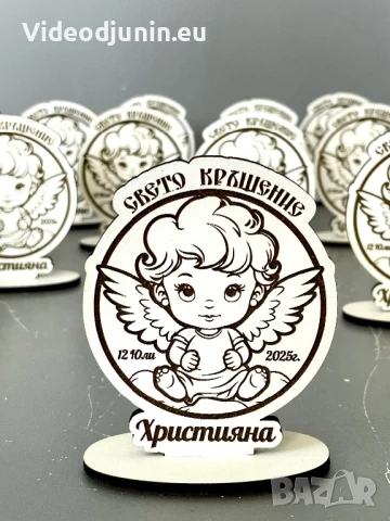 Подаръчета за кръщене - ангелчета, снимка 2 - Декорация за дома - 46705908