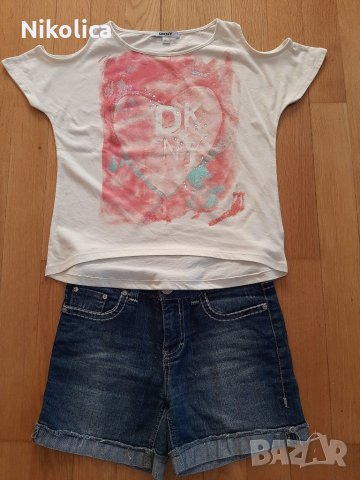 Детски блузки DKNY и суитшърт Little Marc Jacobs за 12-13г. момиче, снимка 8 - Детски Блузи и туники - 23489890