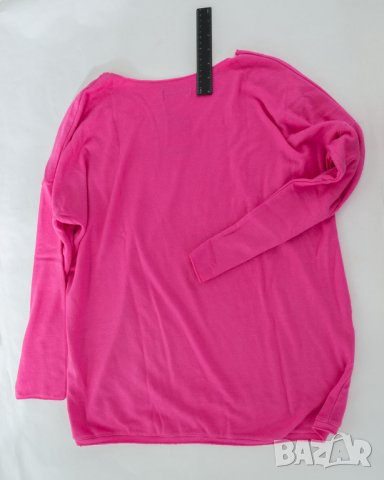 Розов дамски пуловер с вълна и ангора марка Tantra , снимка 5 - Блузи с дълъг ръкав и пуловери - 28589143