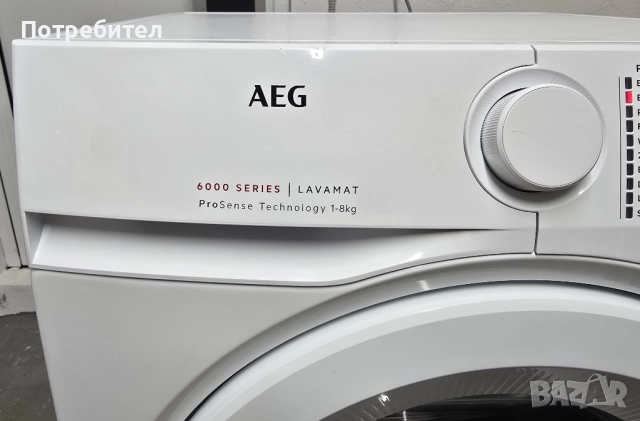 Инверторна Пералня AEG 6000 Series 8кг А+++ 1400 оборота, снимка 3 - Перални - 52220815