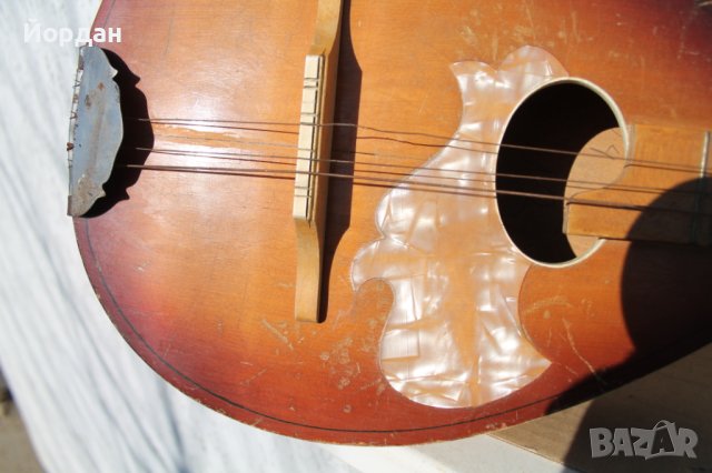 Стара дървена мандолина, снимка 3 - Струнни инструменти - 44069773