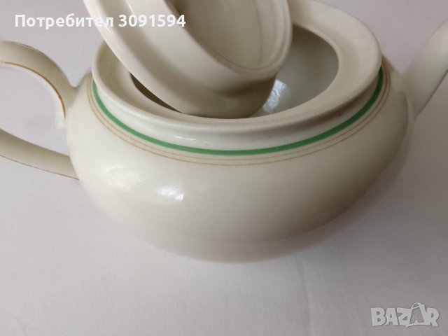 Стар порцеланов чайник -Марка за порцелан и керамика - марки CT Altwasser RSS   Carl Tielsch основав, снимка 9 - Антикварни и старинни предмети - 43115069