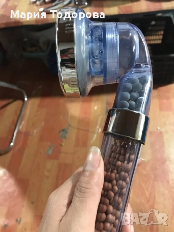 СПА душ слушалка с германиий и турмалин / Размерът и е универсален, снимка 2 - Други стоки за дома - 52968620