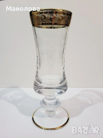 Комплект кристални чаши Murano Medici за допълнение на сервиз., снимка 4 - Други ценни предмети - 53195975