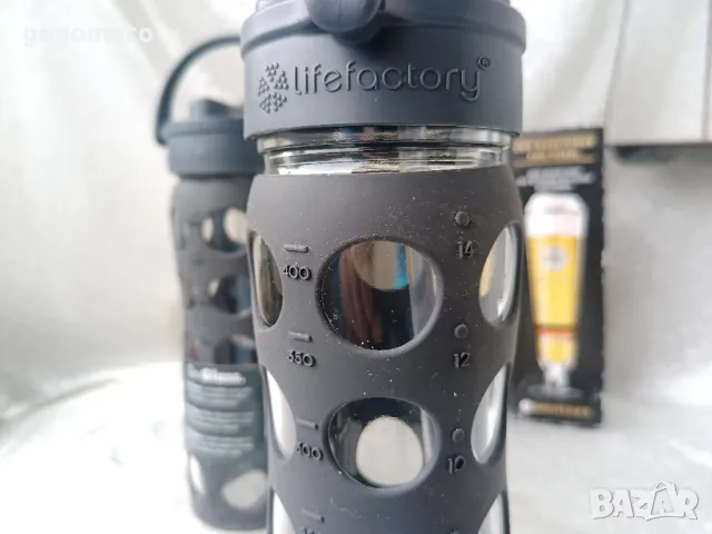 Еко стъклени бутилки за течности с сламка, made in USA, снимка 9 - Други стоки за дома - 50433426