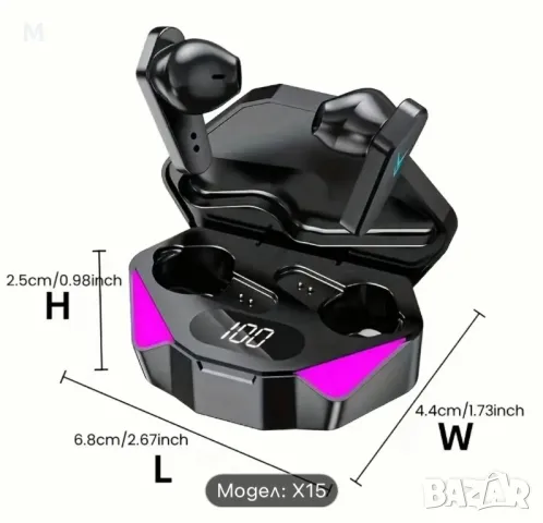 Слушалки Х15 , снимка 4 - Bluetooth слушалки - 50174893