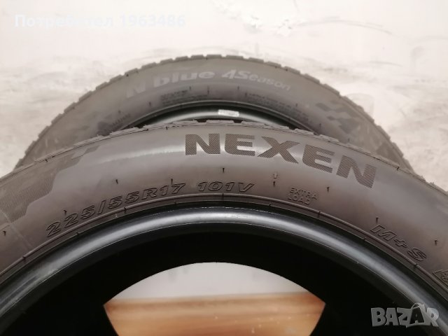  2 бр. 225/55/17 Nexen 2022 г. / всесезонни гуми, снимка 7 - Гуми и джанти - 39422215