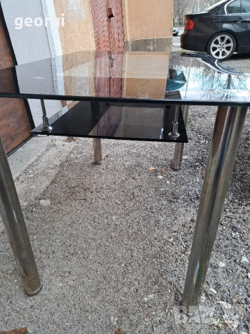 кухненска и холна маса със стъклен плот, снимка 8 - Маси - 52707840