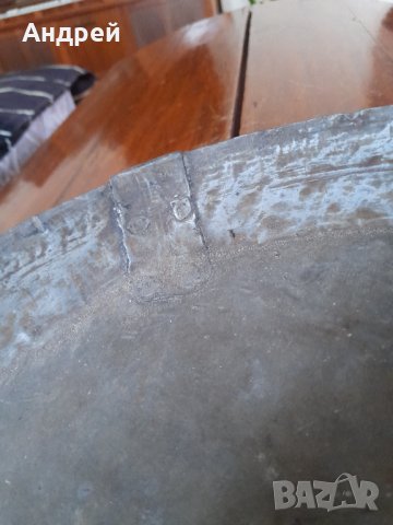 Старинна Медна,Бакърена тава,тепсия , снимка 5 - Други ценни предмети - 43450482