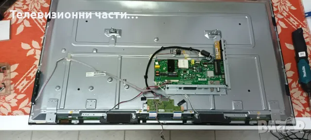 Sharp LC-43CFE4142E със счупен екран LC.4CW01G001 /TP.MS3463S.PB711/6870C-0532A/RF-AJ430E32-1101S-02, снимка 3 - Части и Платки - 48450518