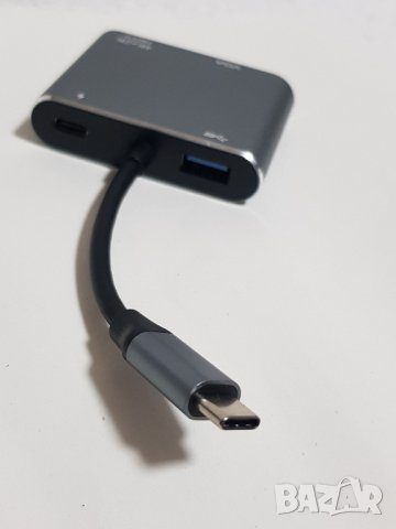 USB hub към VGA HDMI PD USB 3 за лаптоп таблет смартфон УСБ  хъб, снимка 3 - Други - 42950173