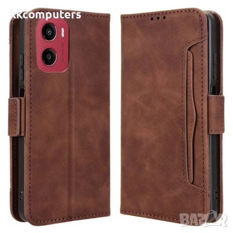 Motorola Moto G05 4G / E15 4G Multiple Card Slots /Magnetic Wallet Калъф и Протектор, снимка 3 - Калъфи, кейсове - 52674123