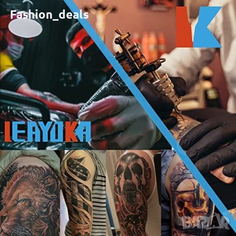 Нов комплект смесени Консумативи Игли мастило татуировка татус начинаещи, снимка 7 - Други - 40435056