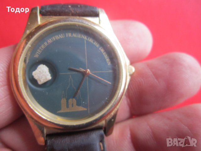 Позлатен арт часовник Дрезден , снимка 5 - Мъжки - 28334853