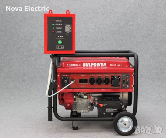 Генератор За Ток Газ-Бензин BULPOWER 10kW - Монофазен