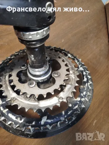 Курбел със средно движение за велосипед колело Shimano deore fc m 543.  48 зъба , снимка 2 - Части за велосипеди - 49255058