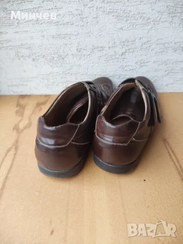 ПРОМО! Спортно елегантни кожени мъжки обувки NERO Firenze 42 боти мокасини , снимка 6 - Ежедневни обувки - 47278546