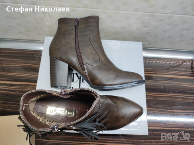 Дамски боти, Manoukian , размер 40, снимка 4 - Дамски боти - 43442260