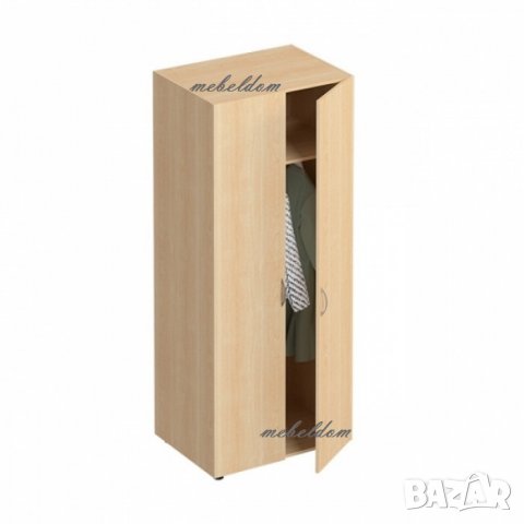 Гардероб двукрилен за дом или офис(код-7512), снимка 3 - Гардероби - 28421899