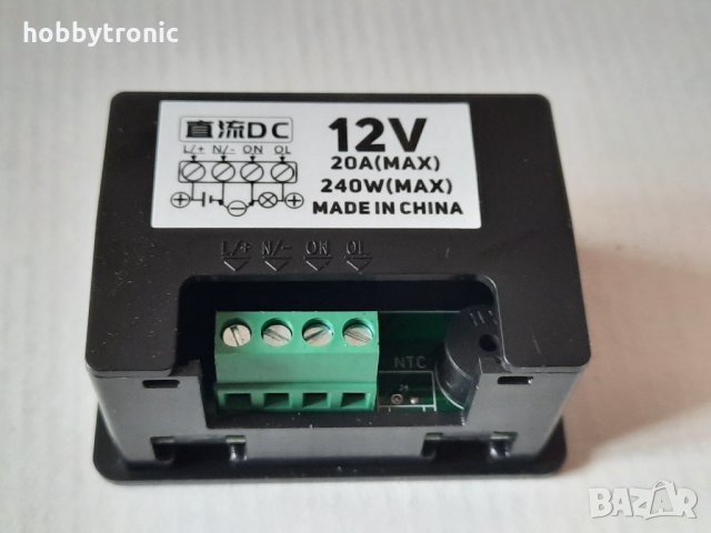 Цифров таймер 12V LCD до 9999сек или 99 часа, снимка 2 - Друга електроника - 35284730