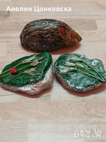 Ръчно рисувани камъни , снимка 1