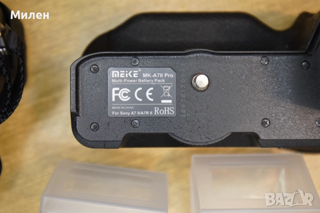 фотоапарат Sony A7 II / ILCE-7M2 с грип и батерии, снимка 5 - Фотоапарати - 51988707