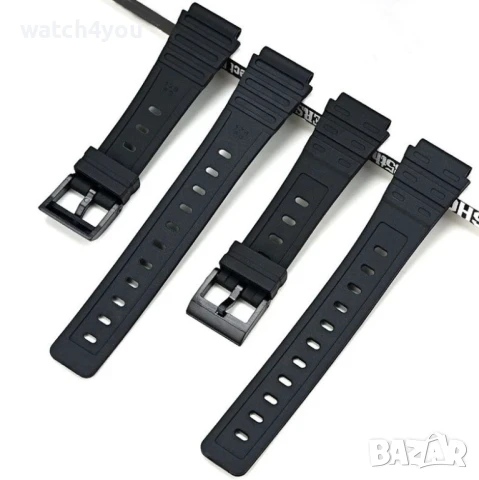 НОВА СИЛИКОНОВА КАИШКА ЗА ЧАСОВНИК CASIO И Q&Q.СИЛКОНОВИ КАИШКИ ЗА ЧАСОВНИЦИ КАСИО И QQ , снимка 3 - Каишки за часовници - 25393682