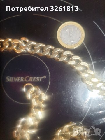 Реплика на златен синджир, снимка 2 - Колиета, медальони, синджири - 35240732