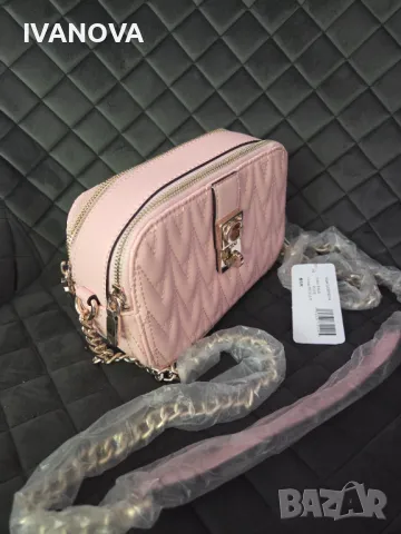 Кросбоди розова чанта Guess, нова, снимка 5 - Чанти - 50080036