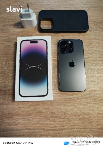 iPhone 14 Pro Purple 128GB Батерия 85%, снимка 3 - Apple iPhone - 52621168