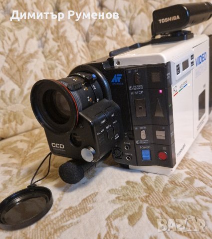 Видеорекордер Toshiba Video Movie Camera VHS-C SK-60P, снимка 3 - Камери - 43900477