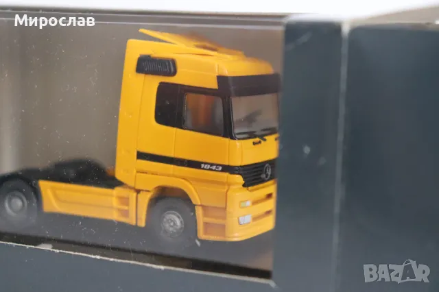 HERPA 1:87 H0 MERCEDES ACTROS КАМИОН МОДЕЛ КОЛИЧКА ИГРАЧКА, снимка 7 - Колекции - 49368910