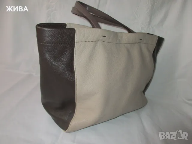 MARC JACOBS - ЕСТЕСТВЕНА КОЖА елегантна дамска чанта, снимка 3 - Чанти - 48040863