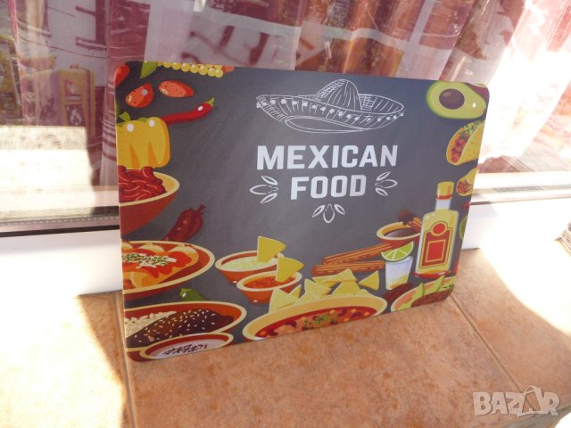 Метална табела Мексиканска храна лютиво сосове чушки Мексико, снимка 2 - Декорация за дома - 43461219