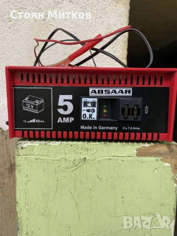 Зарядно за акумулатори 12v - немско, снимка 2 - Аксесоари и консумативи - 53483236
