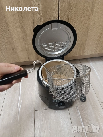 Фритюрник Tefal Principio 1000W 1,2л., снимка 3 - Фритюрници - 52434662