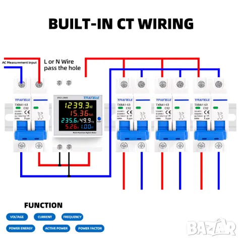 D52-2066 6в1 AC монитор 220V, снимка 12 - Друга електроника - 49908920