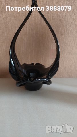 Стъклена бонбониера , снимка 2 - Декорация за дома - 43087591