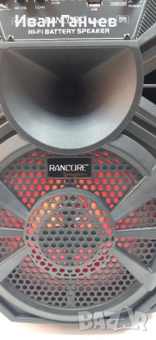 Караоке, активна тонколона 1000w с безжични микрофона 2бр. и дистационно модел: Ранкор Х11, снимка 3 - Аудиосистеми - 21239375