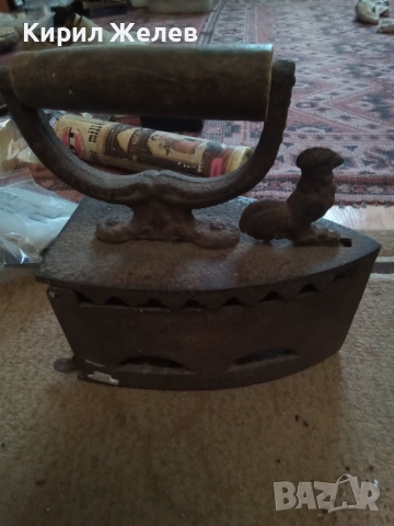 Стара ютия на въглища 51725, снимка 3 - Антикварни и старинни предмети - 52103847