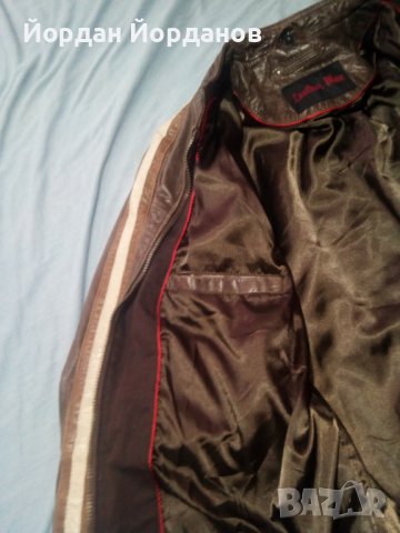 Кожено яке, снимка 12 - Якета - 43117116