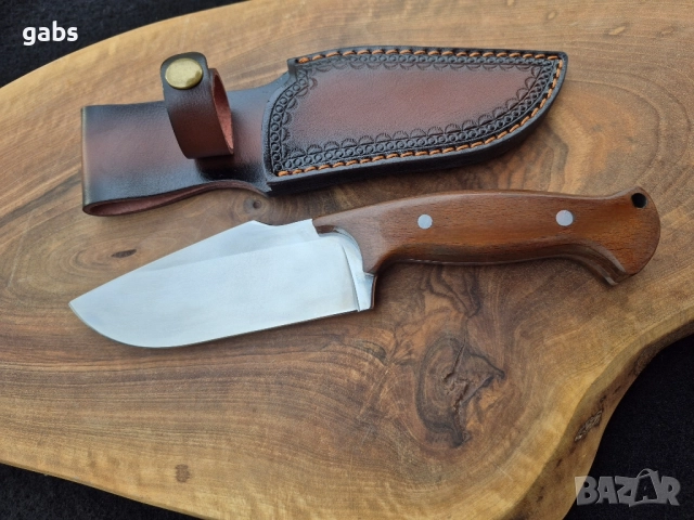 Ръчно изработен нож с кожена кания,LN403, снимка 3 - Ножове - 49020994
